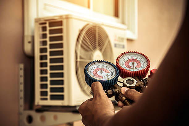 Professional Hvac Installation technician working in Avoca, PA